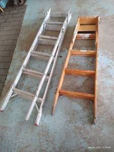 lot 654 image: Two Ladders