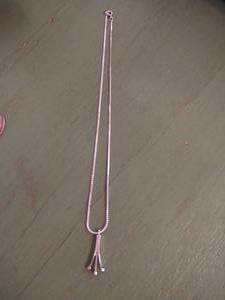 lot 80N image: Vintage Sterling Silver Necklace