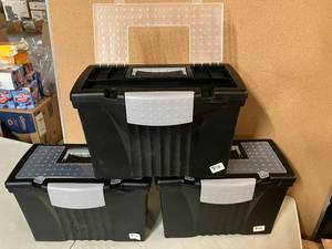 lot 116 image: Portable File Boxes