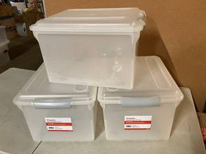 lot 32 image: Store and Slide File Totes