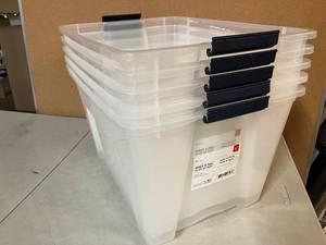 lot 102 image: Plastic Totes - No Lids