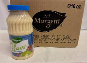 lot 395 image: 6x 10oz Marzetti Lite Slaw Dressing