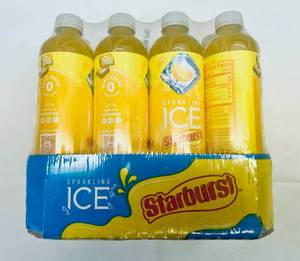 lot 457 image: 12x Sparkling Ice Starburst-Lemon