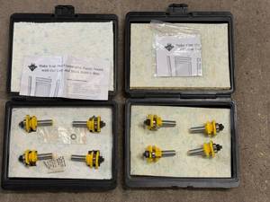 lot 3 image: 2x Cope & Stick Router Bits