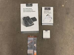 lot 17 image: PS5 Stand, Oculus Head Strap HDMI Cord