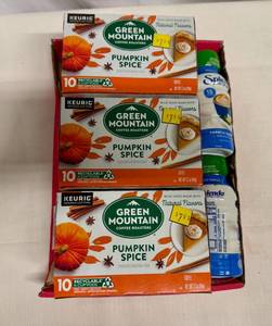 lot 31 image: 3x 10kcups Green Mountain Pumpkin Spice