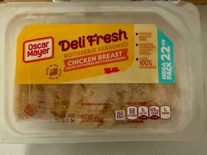 lot 55 image: 4x 22oz Oscar Mayer Rotisserie Seasoned Chicken Breast Lunch Meat