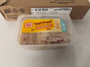 lot 57 image: 4x 22oz Oscar Mayer Rotisserie Seasoned Chicken Breast Lunch Meat