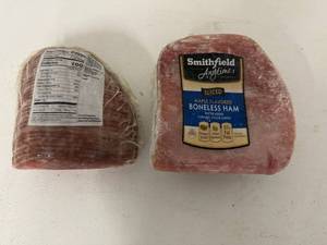 lot 69 image: E. 5.15lbs Smithfield Sliced Boneless Ham-Maple Flavored