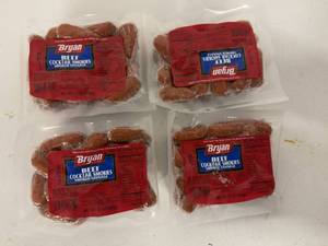 lot 80 image: G. 4x 12oz Beef Cocktail Smokies