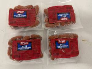 lot 81 image: G. 4x 12oz Beef Cocktail Smokies