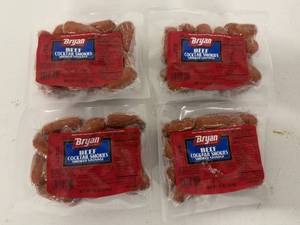 lot 84 image: G. 4x 12oz Beef Cocktail Smokies