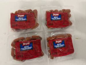 lot 85 image: G. 4x 12oz Beef Cocktail Smokies