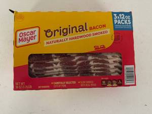 lot 116 image: 2.25lbs Oscar Mayer Orignal Bacon