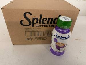 lot 169 image: 12x 8oz Bottles Splenda Coffee Creamer-Sweet Cream