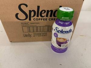 lot 176 image: 12x 8oz Bottles Splenda Coffee Creamer-Sweet Cream