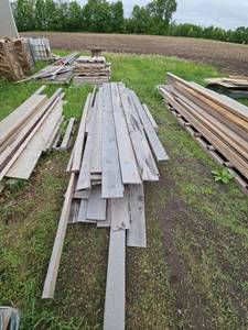lot 38 image: Collection of Reclaimed Wood Boards for DIY Projects