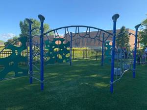 lot 31 image: Lot of Playground Slide Parts Including Tubes and Panels