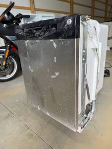 lot 52 image: Used Stainless Steel Dishwasher with Adjustable Racks