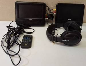 lot 39 image: RCA  7-Inch Dual Screen Mobile DVD System