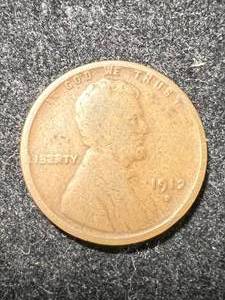 lot 18 image: 1912-S US WHEAT CENT