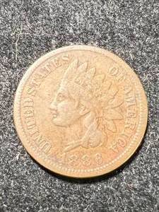 lot 46 image: 1886 US INDIAN HEAD CENT