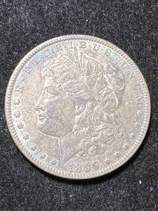 lot 59 image: 1896-O US MORGAN SILVER DOLLAR