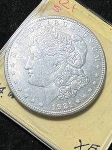 lot 96 image: 1921-S US MORGAN SILVER DOLLAR