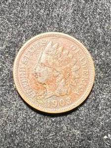 lot 104 image: 1903 US INDIAN HEAD CENT