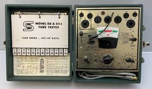 lot 6 image: Vintage Seco Model 88 & 88A Tube Tester (Super Cool)