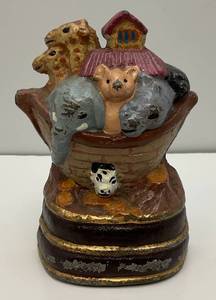 lot 12 image: Vintage Cast Iron Noahs Arch Door Stopper 4