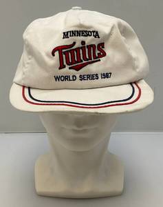 lot 50 image: 1987 Minnesota Twins World Series Snap Back Hat