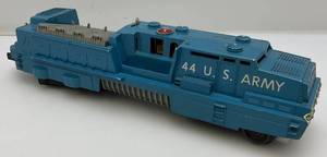 lot 62 image: Lionel Postwar #44 US Army Mobile Missle Launcher Locomotive O Gauge (Untested)