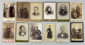 lot 106 image: Antique Photographs All But One 4 14 x 6 12