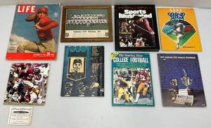 lot 109 image: Misc. Sports Collectible Items Including Autographed Priest Holmes Photo And More