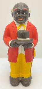 lot 126 image: Vintage Uncle Mose Cast Iron Bank Door Stop 11