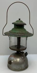 lot 129 image: Antique Montgomery Wards Coleman lantern