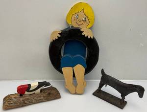 lot 138 image: Misc. Handmade Garden Ornaments