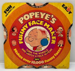 lot 166 image: 1950s POPEYES Funny Face Maker (REALLY COOL)