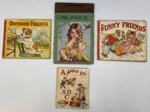 lot 208 image: Very Old Fabric Childrens Books And More