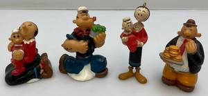 lot 212 image: Vintage 1980s POPEYE, Olive Oil & Whimpy Rubber Figures & More