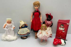 lot 216 image: Misc. Vintage Dolls Including Madame Alexander & More