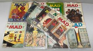 lot 246 image: Misc. Vintage Mad Magazines Superman & More