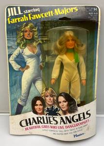lot 249 image: Est $100.00 - $165.00 Vintage 1977 Charlies Angels Jill (Farrah Fawcett-Majors) Action Figure (NIB) Packaging Shows Wear