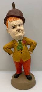 lot 278 image: Vintage Oliver Hardy 23 12 Tall Statue Lamp Ready (Very Cool)