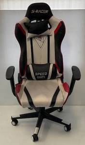 lot 304 image: S-Racer Speed Series Gaming Chair (Arm Rests Have Missing Vinyl