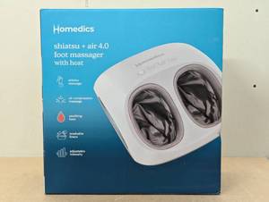 lot 64 image: Homedics Shiatsu  Air 4.0 Foot Massager with Heat
