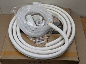 lot 27 image: 16 ft. Mini Split Line Set 14 in. and 38 in. O.D Copper Pipes Tubing and Triple-Layer Insulation for Air Conditioning w Fittings