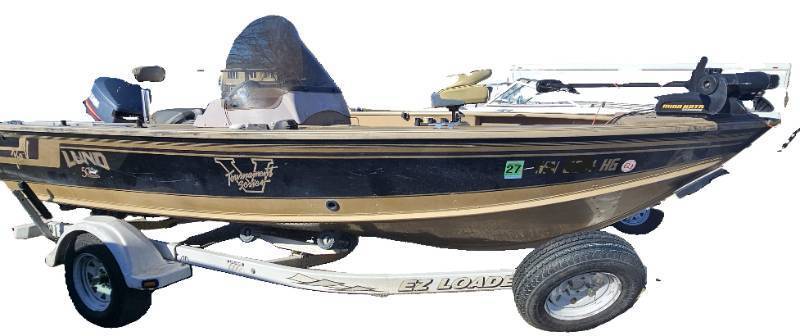 lot 1 image: 98 Lund 1800 Pro V with Trailer