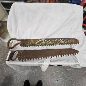 lot 26 image: Pair of Ice Hand Saws